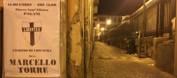 Foto manifesto affiso libera Pagani Foto manifesto affiso libera Pagani
