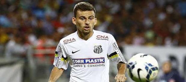 Lucas Lima, en un partido con su equipo, el Santos Lucas Lima, en un partido con su equipo, el Santos