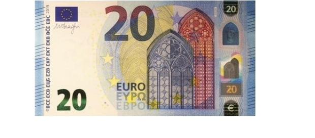 Nuova banconota da 20 euro della serie Europa Nuova banconota da 20 euro della serie Europa