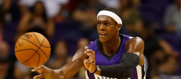Rajon Rondo en un partido con los Sacramento Kings Rajon Rondo en un partido con los Sacramento Kings