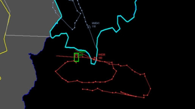 Il piano di volo del caccia abbattuto (Twitter)