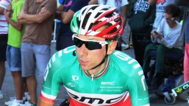 Ivan Santaromita in maglia tricolore