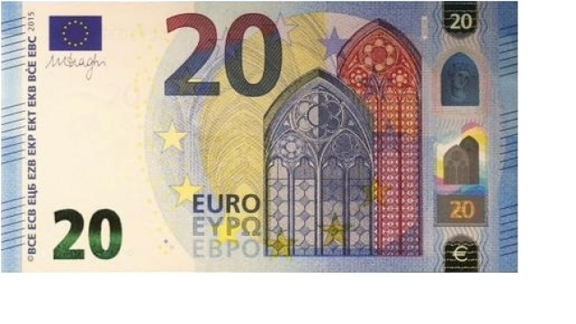 Nuova banconota da 20 euro della serie Europa