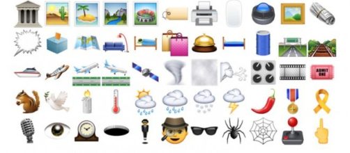 Varie tipologie di emoji utilizzati