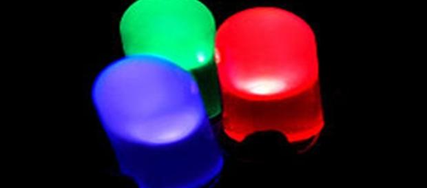 Lámparas led de colores, base del sistema. Lámparas led de colores, base del sistema.