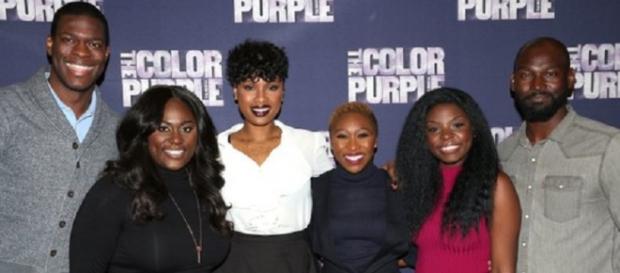 The cast from the Color Purple The cast from the Color Purple