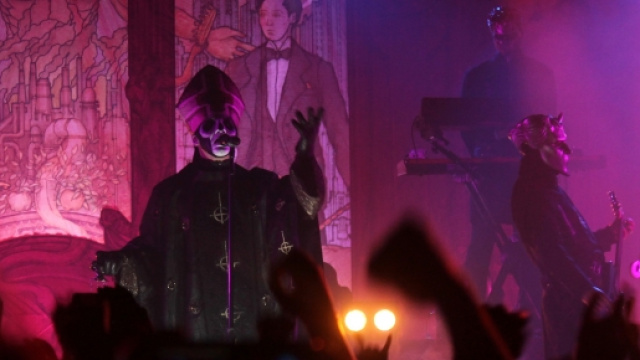 La band svedese Ghost al Live Club di Trezzo.