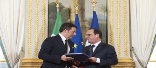 Matteo Renzi ha incontrato Hollande