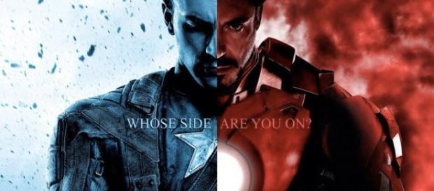 Captain America versus Iron Man. Captain America versus Iron Man.