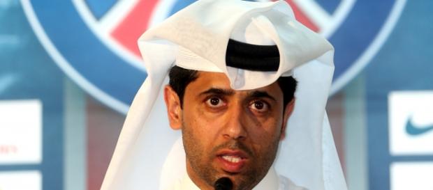 El presidente del PSG, Nasser al-Khelaifi El presidente del PSG, Nasser al-Khelaifi