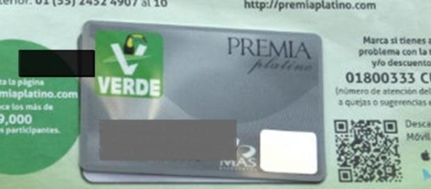 Tarjetas de descuento entregadas por el PVEM Tarjetas de descuento entregadas por el PVEM