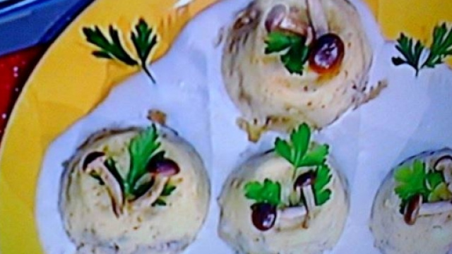 Sformatini di funghi alla fontina