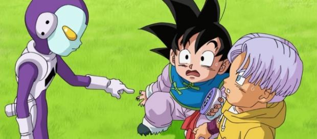 Jaco junto a Trunks y Goten en el ultimo capitulo Jaco junto a Trunks y Goten en el ultimo capitulo