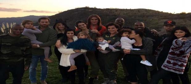 The whole Kardashian family got together The whole Kardashian family got together