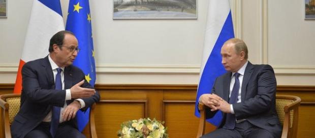Vladimir Putin - Francois Hollande la Kremlin Vladimir Putin - Francois Hollande la Kremlin