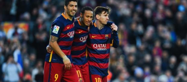 El tridente sigue goleando a todos. El tridente sigue goleando a todos.