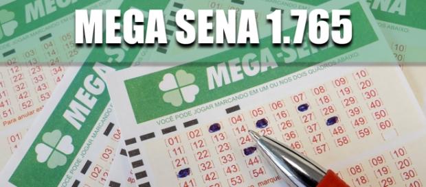 Mega Sena 1765 pagará R$ 100 milhões hoje Mega Sena 1765 pagará R$ 100 milhões hoje