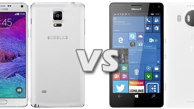 Samsung Galaxy Note 4 vs Microsoft Lumia 950 XL