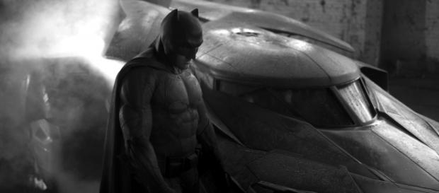 Ben Affleck, impersonating the newest Batman. Ben Affleck, impersonating the newest Batman.