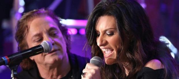 Fábio Jr. e Laura Pausini (Foto: Divulgação) Fábio Jr. e Laura Pausini (Foto: Divulgação)