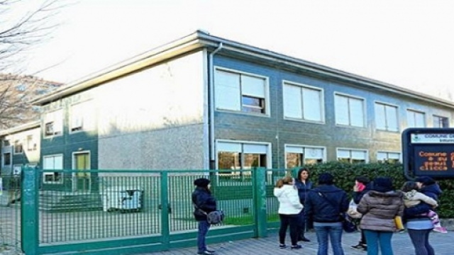 Uno scorcio della scuola di Rozzano