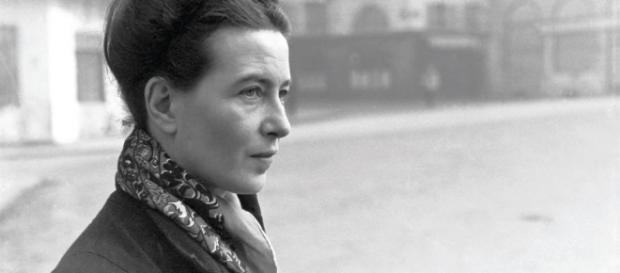 Escritora e filósofa Simone de Beauvoir Escritora e filósofa Simone de Beauvoir