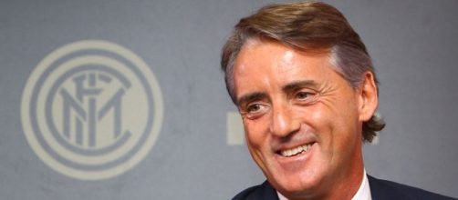 Il tecnico dell'Inter Roberto Mancini