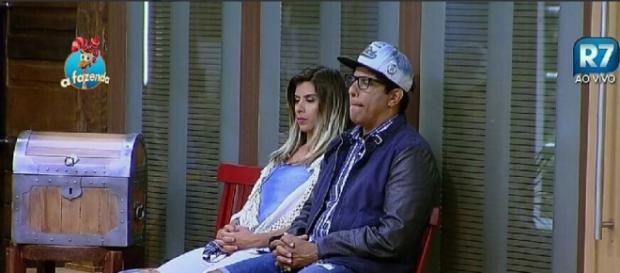 Ana e Luka não puderam ser votados (Foto: Record) Ana e Luka não puderam ser votados (Foto: Record)