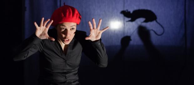 Ana Mena, en su compañía de teatro. Ana Mena, en su compañía de teatro.