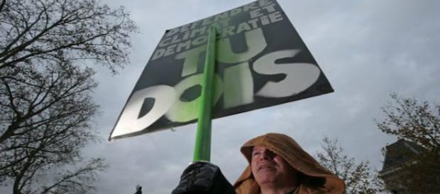 Attivisti a Parigi in vista della Cop21 Attivisti a Parigi in vista della Cop21