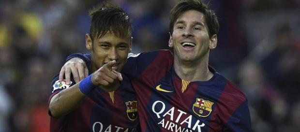 Photo Credit: AFP. Lionel Messi y Neymar Jr. Photo Credit: AFP. Lionel Messi y Neymar Jr.