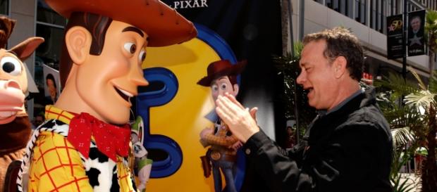 Tom Hanks is the voice-over of Woody Tom Hanks is the voice-over of Woody