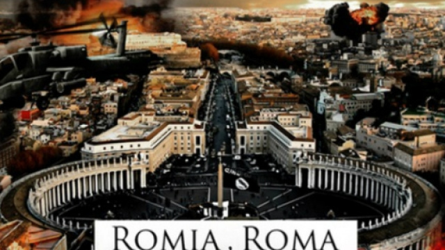 La città di Roma in un'immagine propagandistica