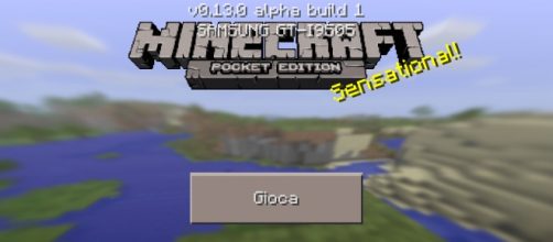 Schermata principale Minecraft PE 0.13.0