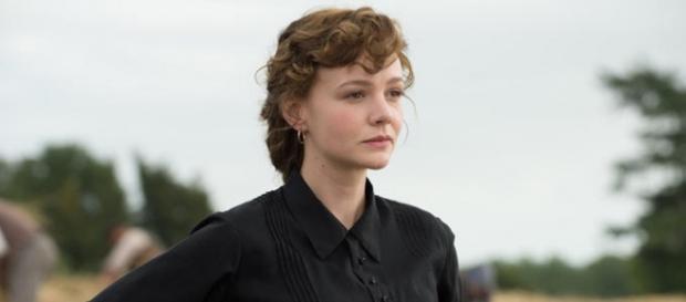 Mulligan interpreta Maud Watts em As Sufragistas. Mulligan interpreta Maud Watts em As Sufragistas.