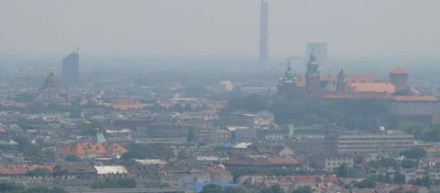 Nad Krakowem unosi się gęsty smog Nad Krakowem unosi się gęsty smog