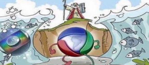 Record afunda audiência da Globo Record afunda audiência da Globo