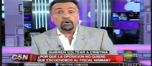 Roberto Navarro, periodista ultra K de C5N Roberto Navarro, periodista ultra K de C5N