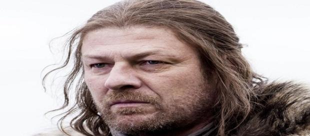 Sean Bean caracterizado como Eddard Stark Sean Bean caracterizado como Eddard Stark