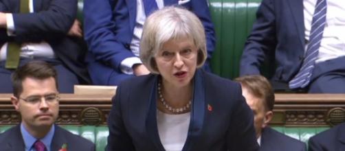 Home Secretary Theresa May introducing the Bill