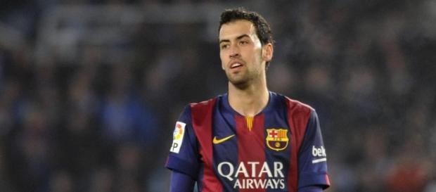 Busquets durante un partido de la temporada pasada Busquets durante un partido de la temporada pasada