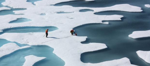 El hielo del Ártico desaparece progresivamente El hielo del Ártico desaparece progresivamente