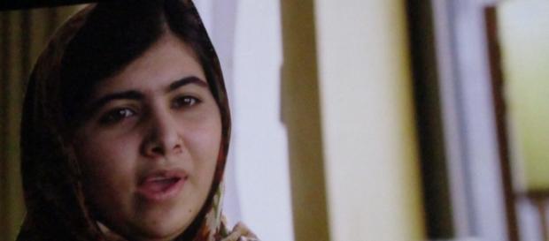 Malala durante una de las escenas de la película Malala durante una de las escenas de la película