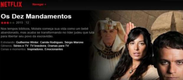 Os dez mandamentos estará disponível na NetFlix Os dez mandamentos estará disponível na NetFlix