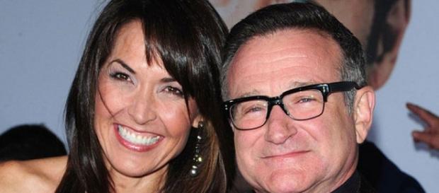 Robin Williams y su esposa Susan Robin Williams y su esposa Susan