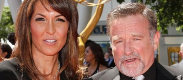 Robin Williams y su mujer Susan Schneider Robin Williams y su mujer Susan Schneider