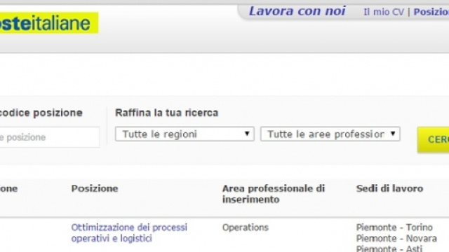 Poste Italiane assume: 3 le posizioni aperte