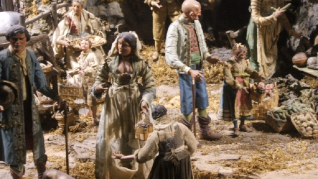 Presepe napoletano, particolare