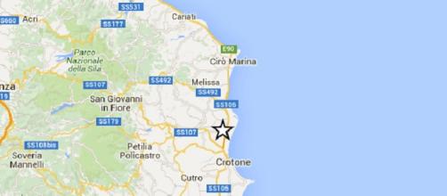 Terremoto di magnitudo 2.1 in Calabria.