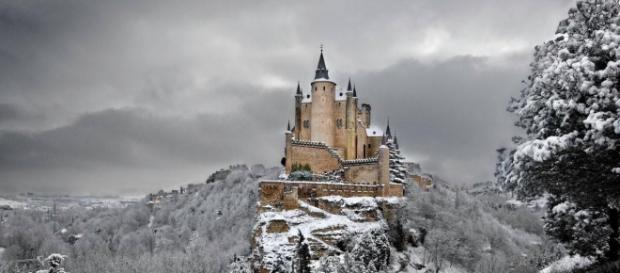Castillo Alcazar de Segovia en España Castillo Alcazar de Segovia en España